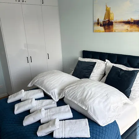 Apartmán Baltichoff Dune With Sea View, Basen, Spa, Gym, Sauna, Hala Sportowa Z Kortem Tenisowym