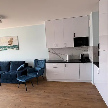 Baltichoff Dune With Sea View, Basen, Spa, Gym, Sauna, Hala Sportowa Z Kortem Tenisowym Апартаменты Гонски